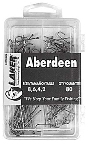 Lake & Stream Aberdeen Hook Assorted 80Pc