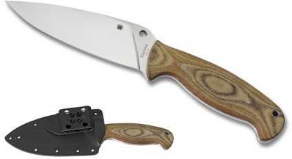 Spyderco Temperance2 Mocha Micarta Plainedge FB05P2