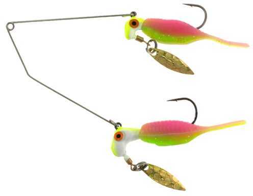 Blakemore Reality Shad Buffet 1-1/2In Chartreuse/Electric Chicken (Rainbow Sherbert)