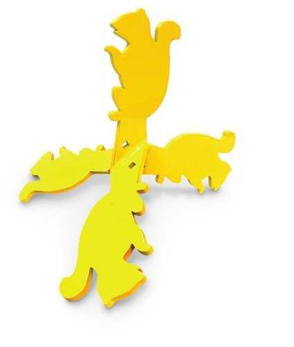 Flippin Critters 1/4"(6) Squirrel Yellow AR400