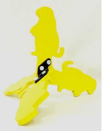 Flippin Critters 1/4"(6) Prairie Dog Yellow AR400