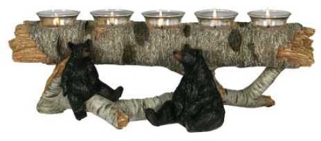 Rivers Edge 5 Pc Bear Candleholder