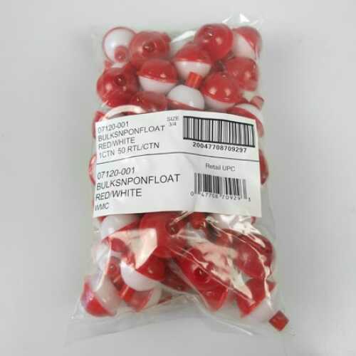 Eagle Claw R/W Float 50 Per Bag 34In