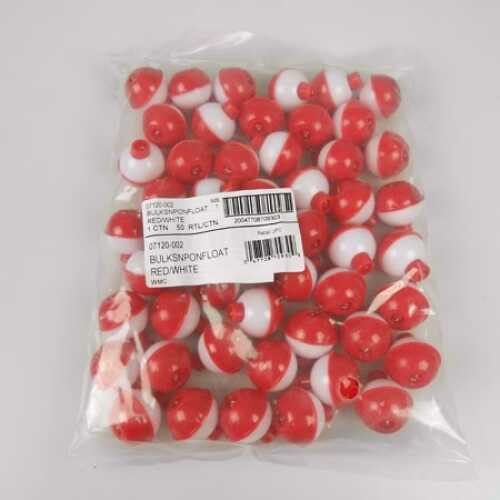 Eagle Claw R/W Float 50 Per Bag 1Inch