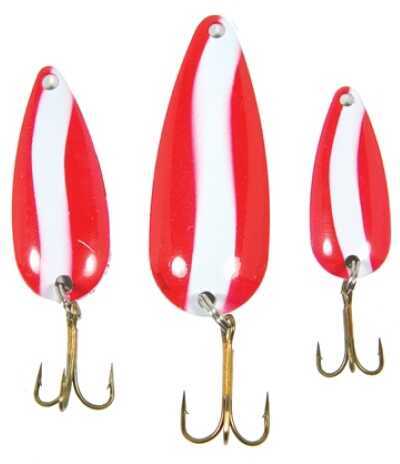 Lake & Stream Red/White Spoon Assorted 5Pc Set Mn# LUDSPASST2