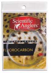 Scientific Anglers Premium Freshwater/Saltwater Flourscent Leader 9 Ft 2X Clear # 774582