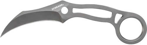 Schrade SCH111 Karambit Fixed 3.0 in Blade Stainless Handle