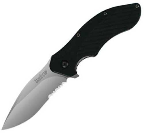 Kershaw Clash Assisted 3.25 in Bead Blast Combo GFN Handle