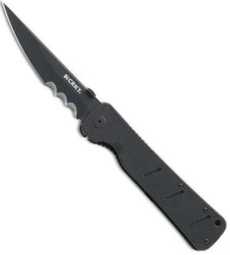 CRKT Otanashi Noh Ken ComboEdge Folding Knife Black