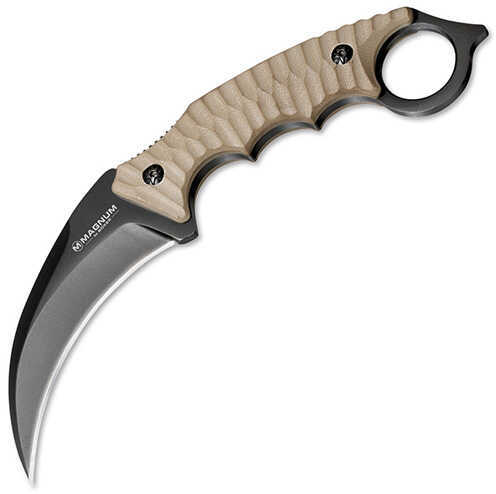 Boker Spike Karambit Fixed 3.75 in Blade Tan G-10 Handle