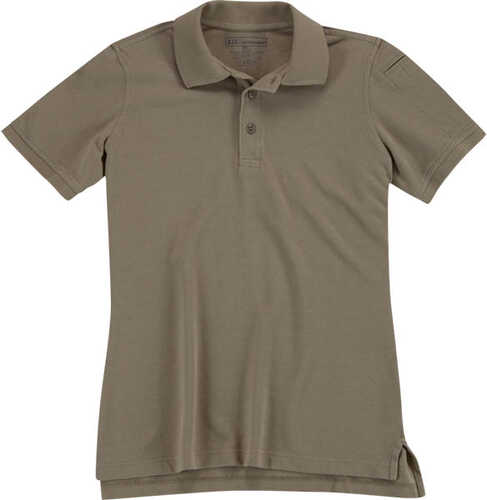 5.11 Womens Utility Polo, Silver Tan, L