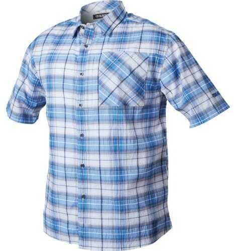 Blackhawk 1700 Short Sleeve Shirt, Admiral Blue Plaid, X-Large Md: BH-CS02ABXL