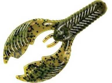 Yum F2 Craw Chunk 2.75In. 10Pk Green Pumpkin Neon