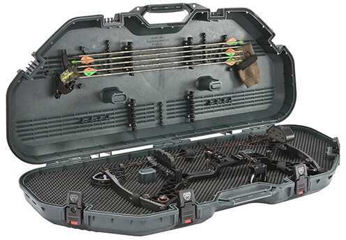 Plano Aw Bow Case Dk Grn BneCollector Logo W/Inhibitor Chips