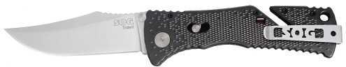 SOG Trident Folding Knife Satin TF2-CP