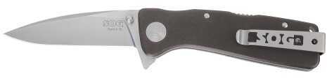 SOG Twitch Xl Folding Knife Satin Graphite Handle