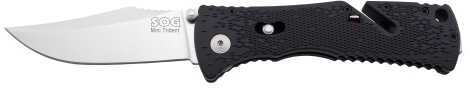 SOG Trident Mini Folding Knife Satin TF22-CP