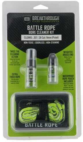 Breakthrough Clean BTBRFS35389P Battle Rope Bore Cleaner Kit .357/.38 Cal/9mm