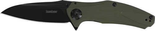 Kershaw 7008OLBLK Natrix Folder 3.75" Stainless Steel Black Oxide Drop Point G10 Olive Drab