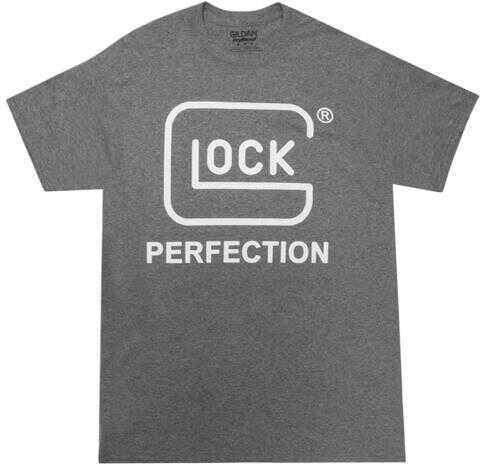 Glock AP95025 Perfection T-Shirt Short Sleeve Large Gray                                                                