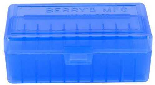 Berrys 40302 403 Ammo Box .38 / 357 50 Rd Blue