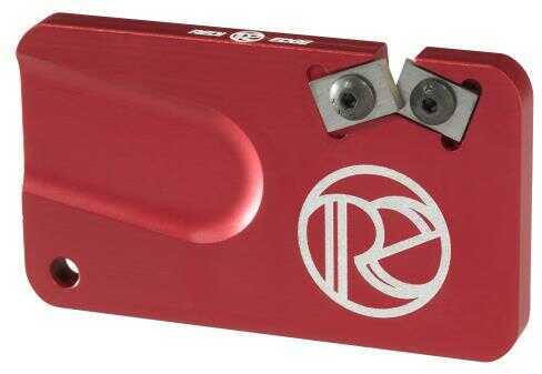 Redi-Edge/klawhorn Ind REPS201RD Pocket Knife Sharpener Duromite Carbide Red With Nylon Sheath