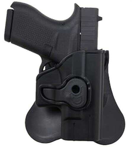 Bulldog P-G43 Polymer Paddle/Belt Holster RH Only