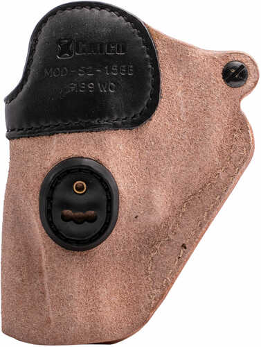 Galco S2158B Scout 3.0 IWB S&W J Frame 640 Centennial 2.125" Steerhide Natural w/Black Mouth Band                       