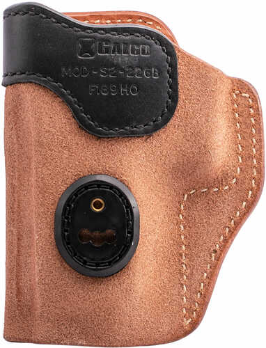 Galco S2226B Scout 3.0 IWB Fits Glock 19 Steerhide Natural w/Black Mouth Band                                           