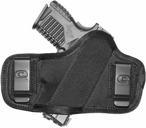 Crossfire CRFCLPONSA1S2 Clip-On OWB 2"-2.5" Sub-Compact 1680D Ballistic Nylon Black                                     