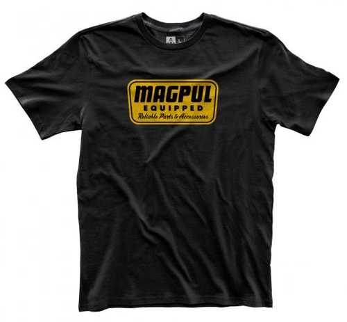 Magpul Mag1056-001-l Fine Cotton Reliable Parts T-shirt Large Black