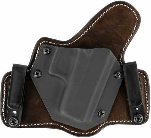 Tagua Texas Partner Brown Kydex IWB/OWB for Glock Compatible With 43 Right Hand