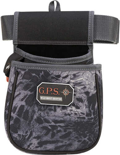 G*Outdoors Contoured Double Shotshell Pouch With Web Belt PRYM1 Black