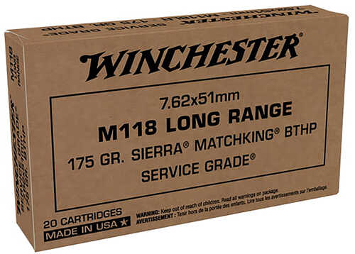 7.62 NATO 175 GR Hollow Point 20 Rounds Winchester Ammunition 7.62 NATO ...