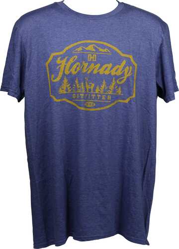 Hornady 99693M Outfitter T-Shirt Purple Medium Short Sleeve