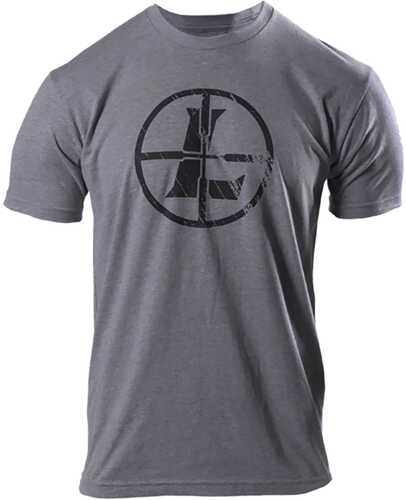 Leupold Distressed Reticle Tee Graph Heather M