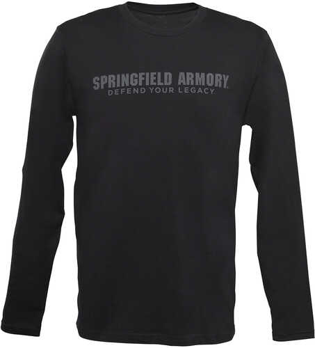 Springfield Armory Defend Your Legacy Mens T-Shirt Black Small Long Sleeve