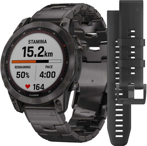 GARMIN 010-02540-34 FENIX 7 SPPHRE Black DLC Ti