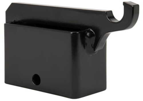 EZ-Aim 15514 Gong Hanger Black Powder Coated Steel With 3/8" Hook 5.50" Long & Is Compatible 2" X 4" Lumber