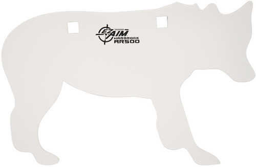 Ez-aim 15574 Silhouette Target White Powder Coated Steel Coyote 0.38" Thick