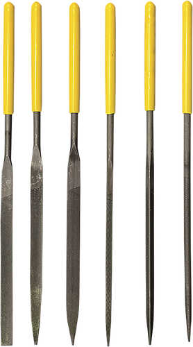 Otis Pro+ Gunsmithing File Set Steel 5.50" Long Set Of 6