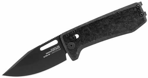 S.o.g Sog12630557 Ultra Xr Xhp 2.80" Folding Plain Black Satin Ticn Cryo Cts Blade/ Carbon Fiber Handle Includ