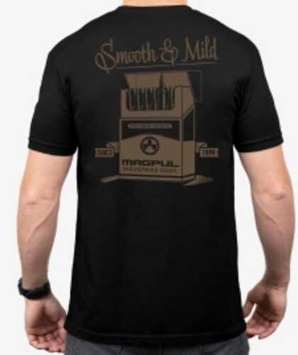 Magpul Mag1267-001-l Smooth & Mild Black Short Sleeve Large