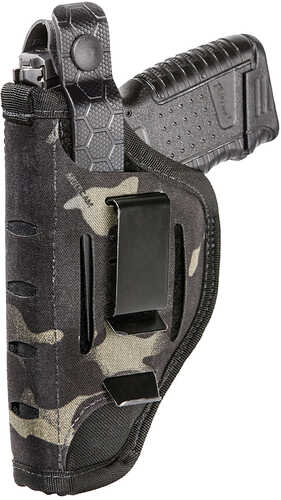 Sentry 35ah06bk Nylon Iwb/owb Black Belt Clip Mount 3.50" - 4.50" Large Auto Ambidextrous