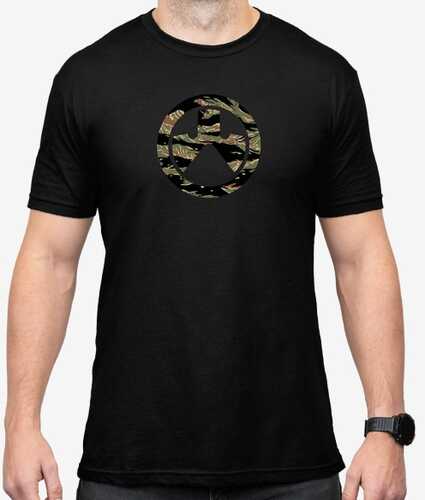 Magpul Mag1292-001-l T-shirt Tiger Stripe Icon Black Cotton/polyester Short Sleeve Large