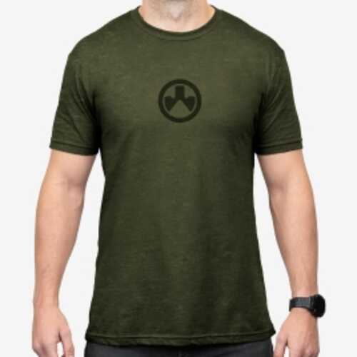 Magpul Mag1292-317-m T-shirt Tiger Stripe Icon Olive Drab Heather Cotton/polyester Short Sleeve Medium