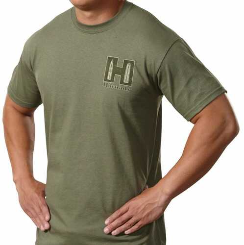 Hornady 99600xl T-shirt Od Green Cotton Short Sleeve Xl