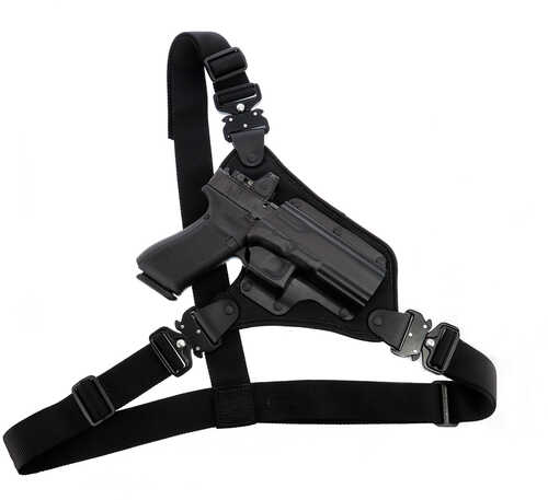 Galco Hr224rb High Ready Fits Chest Up To 58 " Black Kydex/nylon Shoulder/torso Strap Glock 17/19/19x/22/23/31/32/4