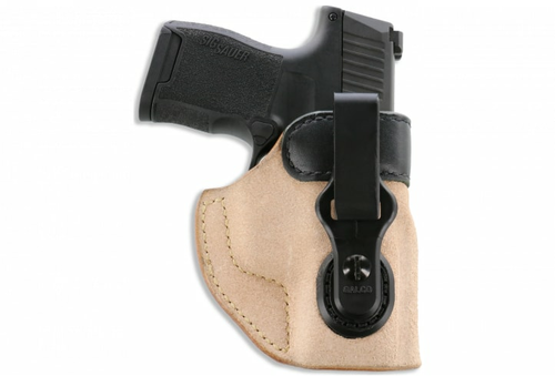 Galco S2-838b Scout 3.0 Iwb Black Leather Uniclip/stealth Clip Fits Sig P365 Sas /std/.380 Ambidextrous Hand