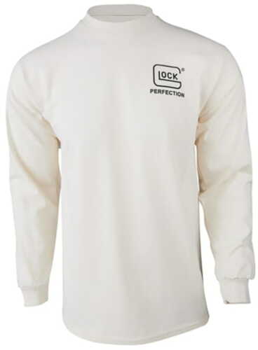 Glock Ap96071 Born In Austria Tan Pre-shrunk Cotton Long Sleeve Small